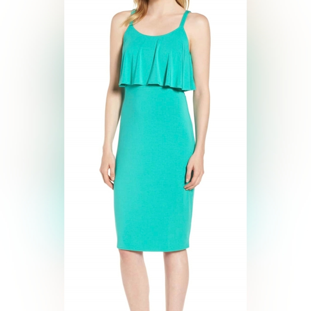 MICHAEL Michael Kors Turquoise Midi Dress
